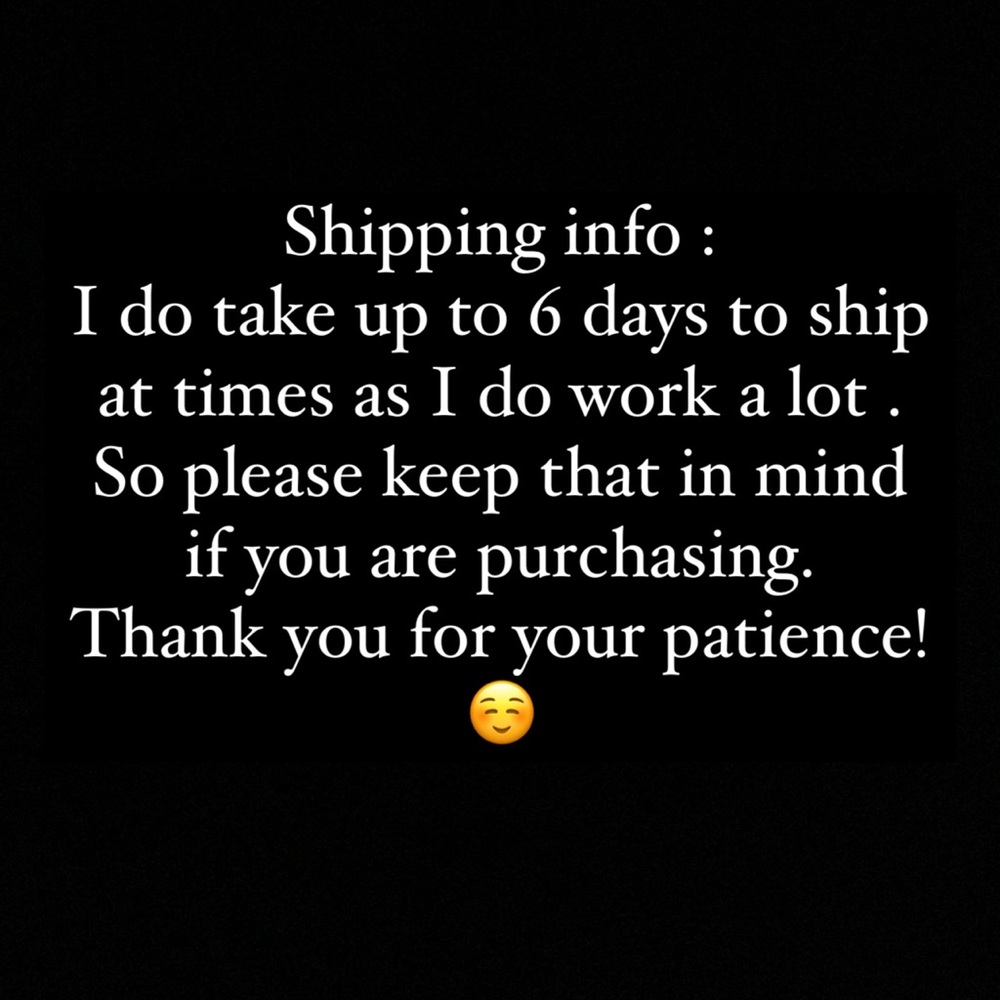 Shipping information